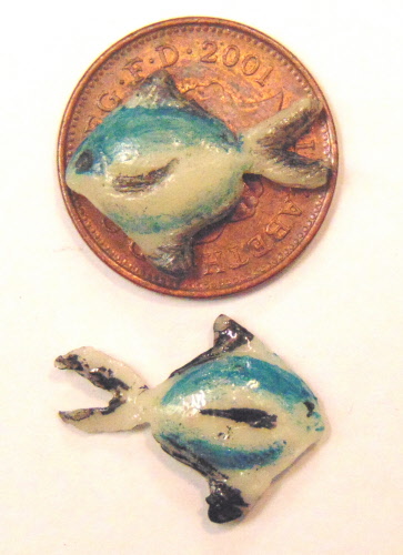 Details about   1:12 Scale Single Polymer Clay Fish For Tumdee Dolls House Kitchen Shop I 