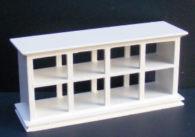 1:12 Scale White Painted Shop Counter Display Tumdee Dolls House Miniature 1468