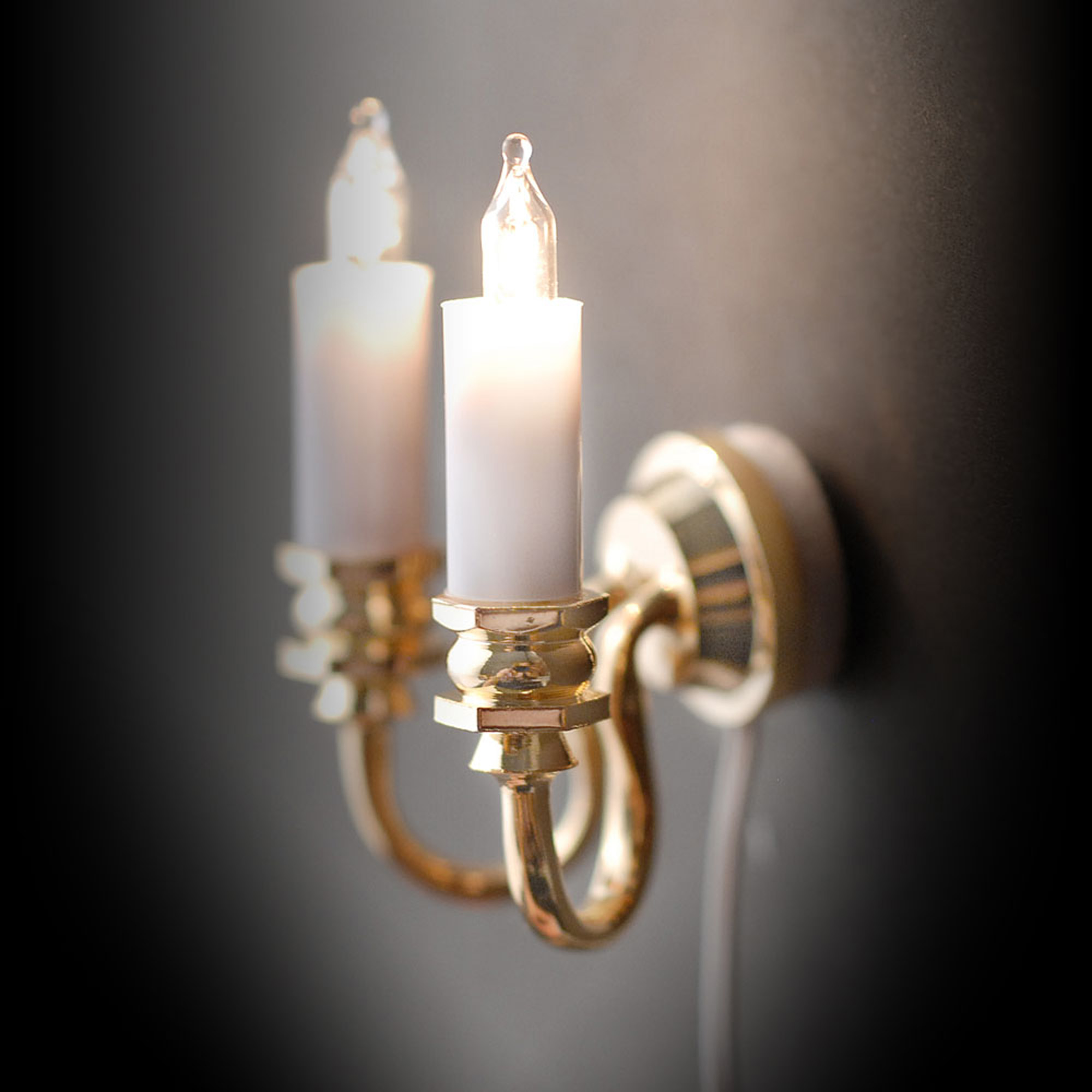 Tumdee Dolls House Miniature 112 Scale Wall Lights