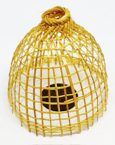 Dolls House Miniature Bamboo Baskets