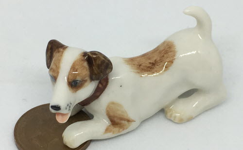 Details about   1:12 Scale Small Brown & White Ceramic Puppy Dog Tumdee Dolls House Ornament A 