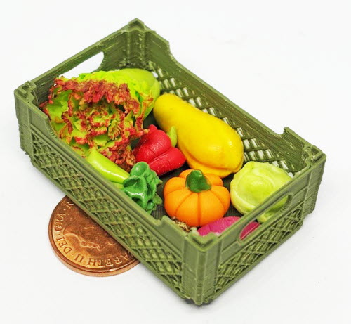 Hand Made Dolls House Miniature Vegetables