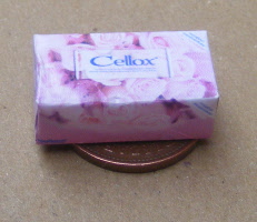 1:12 scale Single Open Pink CELLOX Tissue Box tumdee Dolls House Accessory t2 