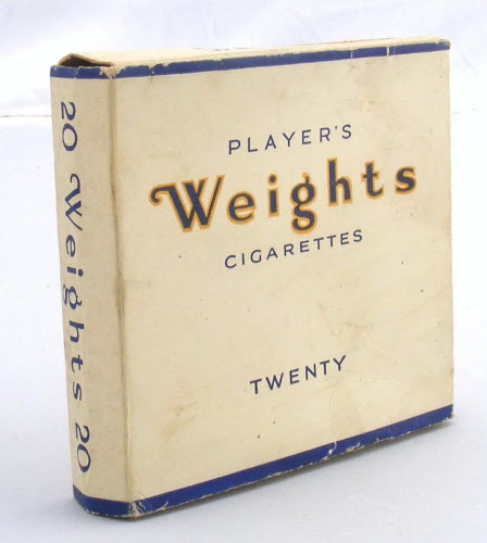 weight of 20 cigarettes Smokes