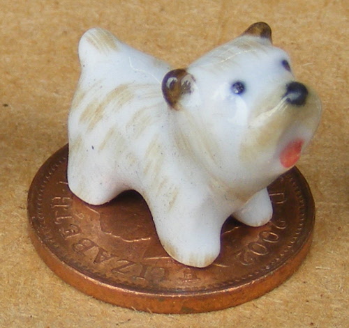 Details about   1:12 Scale Small Brown & White Ceramic Puppy Dog Tumdee Dolls House Ornament A 