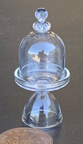 Melody Jane Dollhouse Miniature Profiteroles In Pedestal Glass Dish - 1:12 Scale Cake Stand - View #10