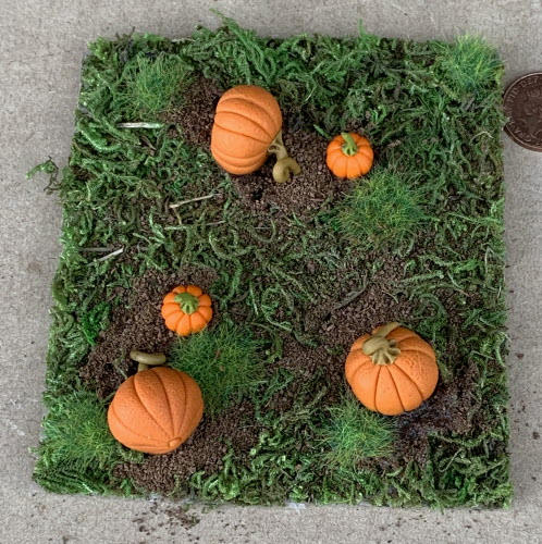 5 Patch Tumdee 1:12 Scale Dolls House Miniature Vegetable Garden Pumpkin 