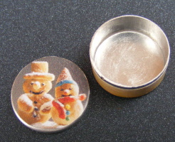 1:12 Scale Empty Biscuit Tin Dolls House Miniature Kitchen Food Accessory Bt25 