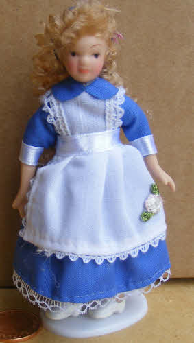 1:12 Scale Baby In Dressed In White Tumdee Dolls House Miniature Nursery 158 
