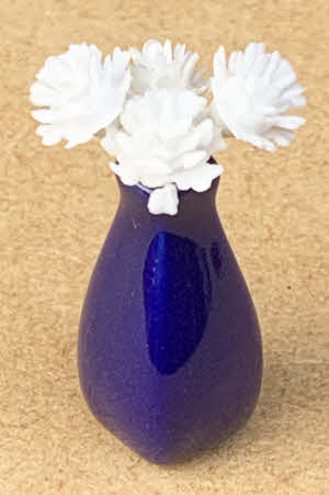 1:12 Scale Mauve & White Orchid Tumdee Dolls House Miniature Garden Flower 35s 